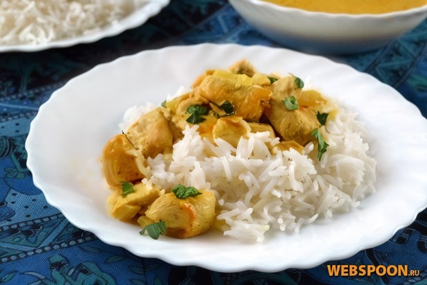 «Курица на закате» с рисом