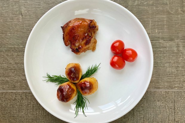 Курица по-восточному с картофелем