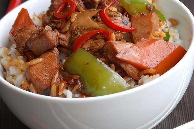 Курица с чили и специями по-бирмански