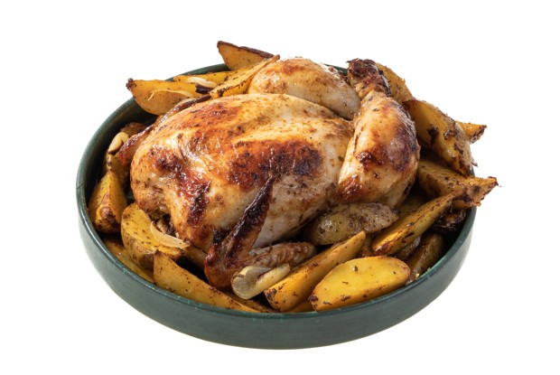 Курица с картошкой в духовке