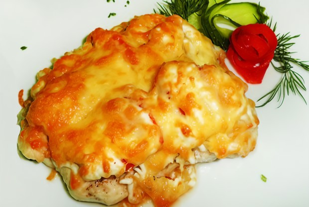 Курица с корейской морковью