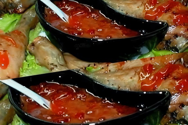 Курица с мармеладным соусом