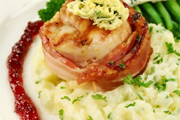 Курица с ветчиной и сыром