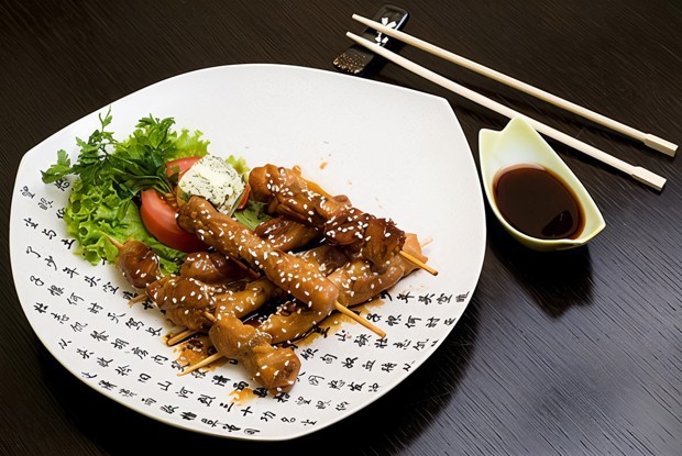 Курица терияки.