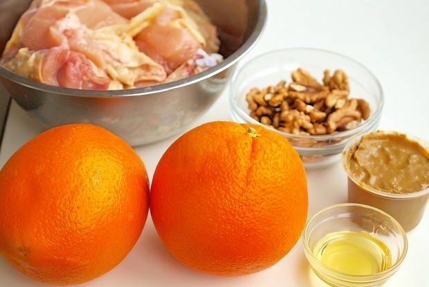 Курица в апельсиново-горчичном соусе