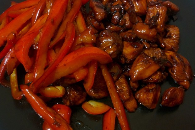 Курица в карамели по-китайски