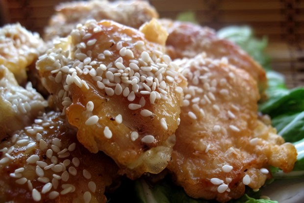 Курица в китайском кисло-сладком соусе