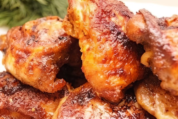 Курица в кунжутном масле