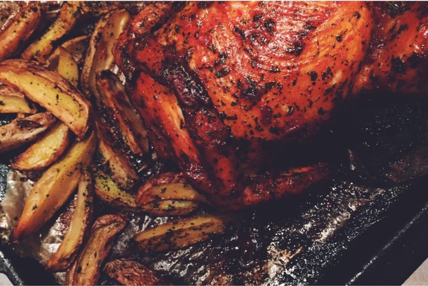 Курица в соусе барбекю