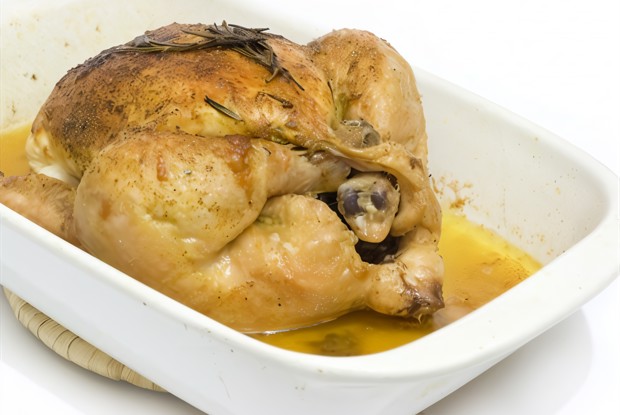 Курица, запеченная по-французски