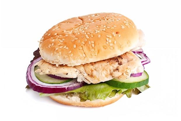 Куриные бургеры с соусом якитори