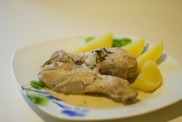 Куриные голени по французским мотивам