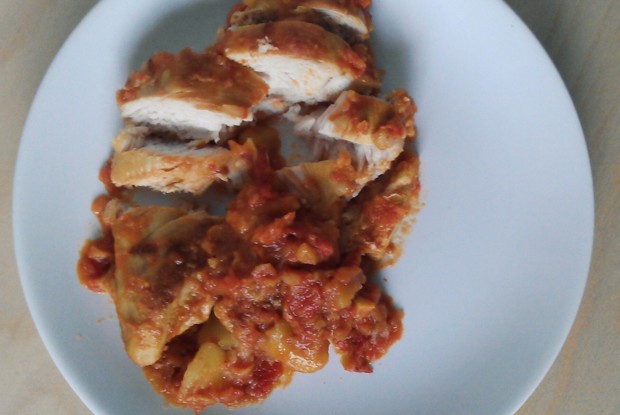 Куриные грудки с карри