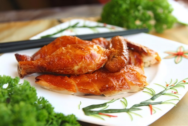 Куриные крылышки в глазури с грейпфрутом