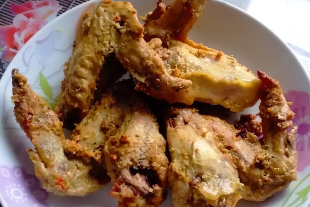 Куриные крылышки в горчичном соусе