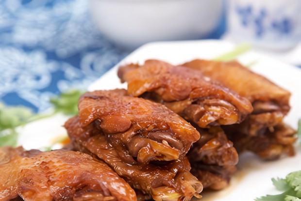 Куриные крылышки в медово-горчичном соусе