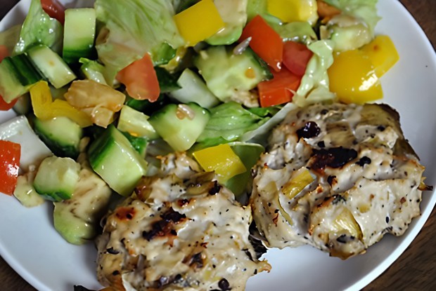 Куриные лепешки