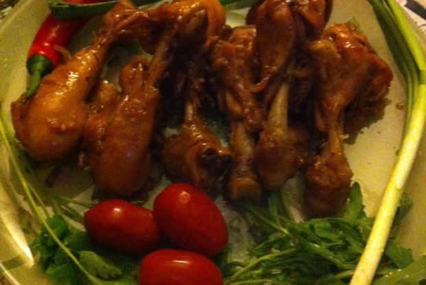 Куриные ножки в медово-соевом маринаде