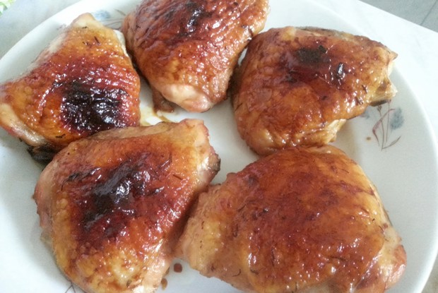 Куриные окорочка в медово-лимонном маринаде