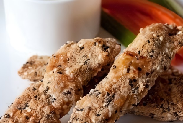 Куриные палочки с горчично-медовым соусом