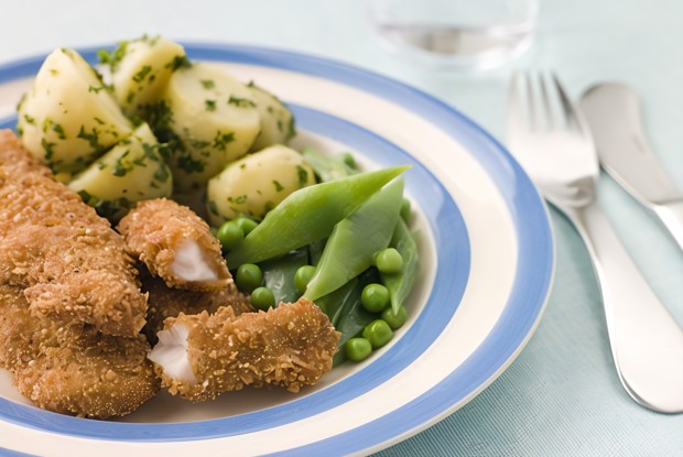 Куриные палочки в ореховой панировке