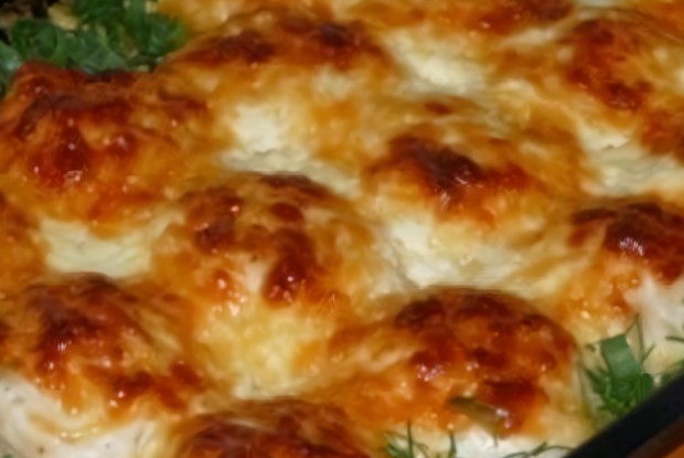 Куриные шарики в сливках