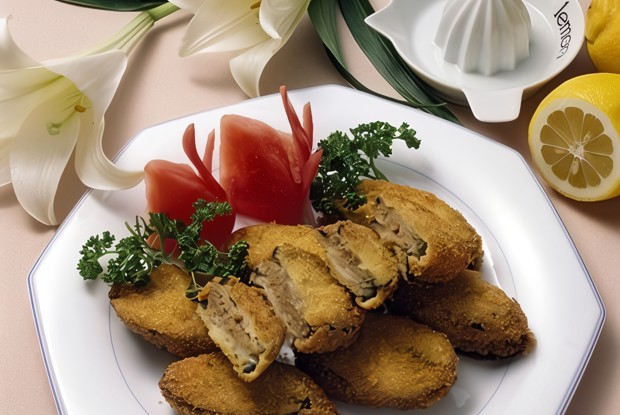 Куриные зразы с грибной начинкой