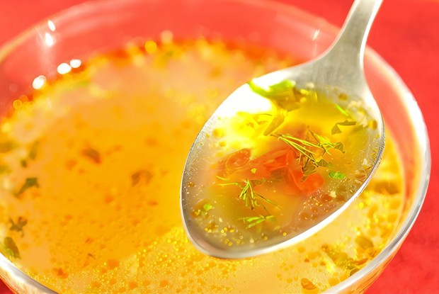 Куриный бульон по-японски