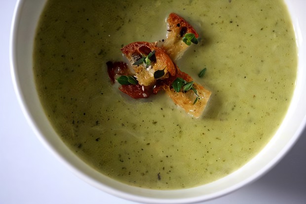 Куриный суп-пюре с брокколи