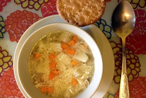 Куриный суп по-домашнему
