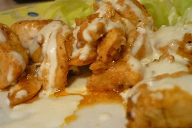 Куриное филе с лимонным соусом