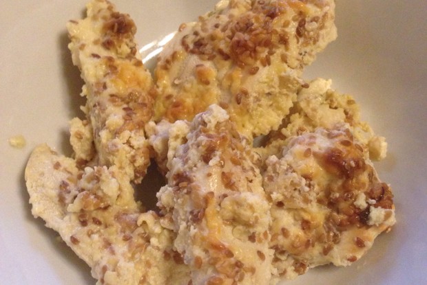 Куриной филе в кунжуте