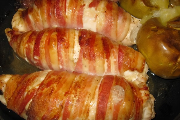 Куриные грудки фаршированные сыром