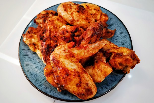 Куриные крылышки карри в духовке