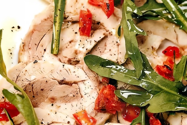 Куриные рулеты с чесноком