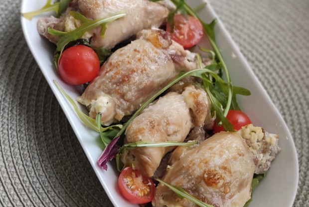 Куриные рулеты с мягким сыром