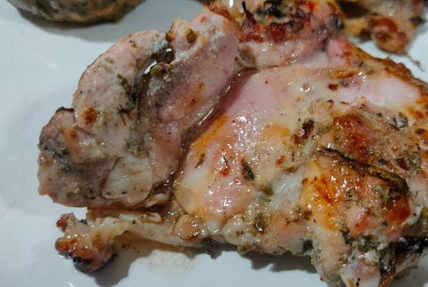 Куриный шашлык в соусе ткемали