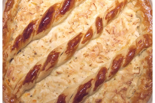 Курник (Открытый пирог с курицей)