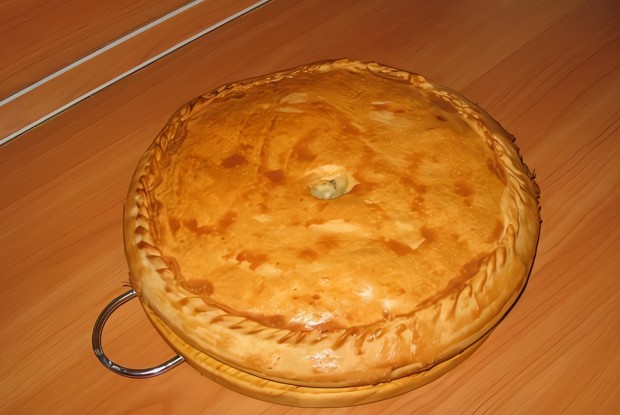 Курник с картофелем и курицей