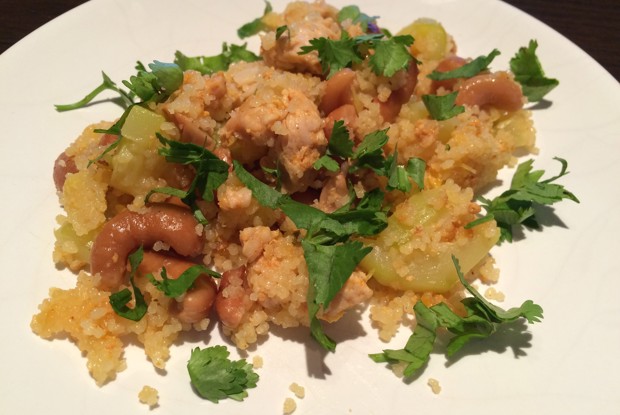 Кускус с индейкой, апельсинами и кешью