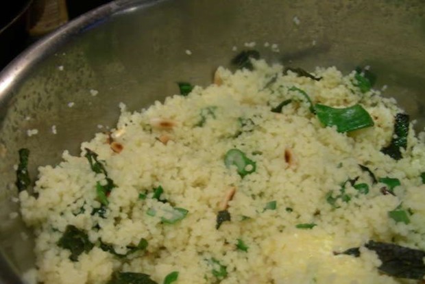 Кускус в мятной заправке