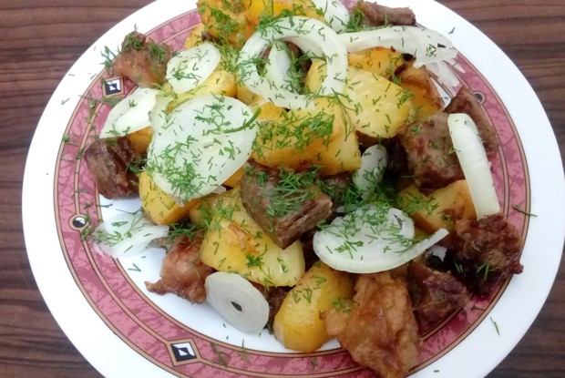 Куурдак с бараниной