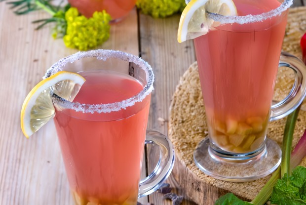 Квас из ревеня