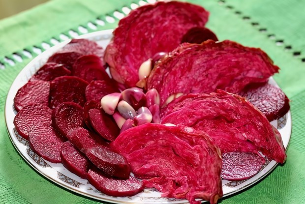 Квашенная красная капуста по рецепту Тинатин Мжаванадзе