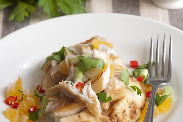 Лаймово-апельсиновая сальса для рыбы на гриле