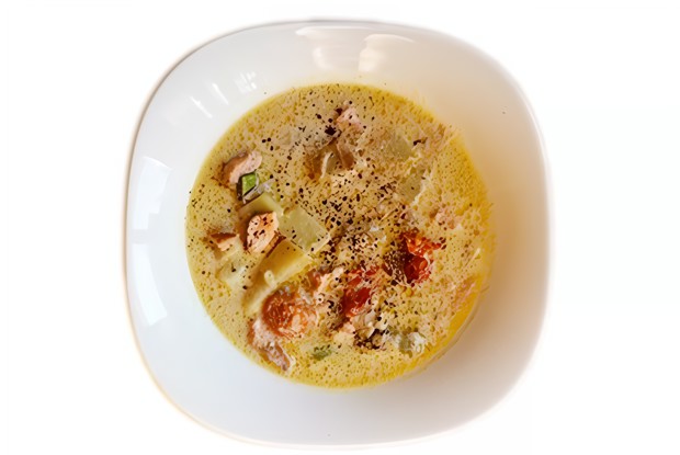 Лапландский сливочный суп с лососем