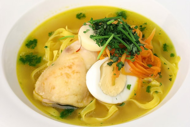 Лапша куриная с шафрановым ароматом