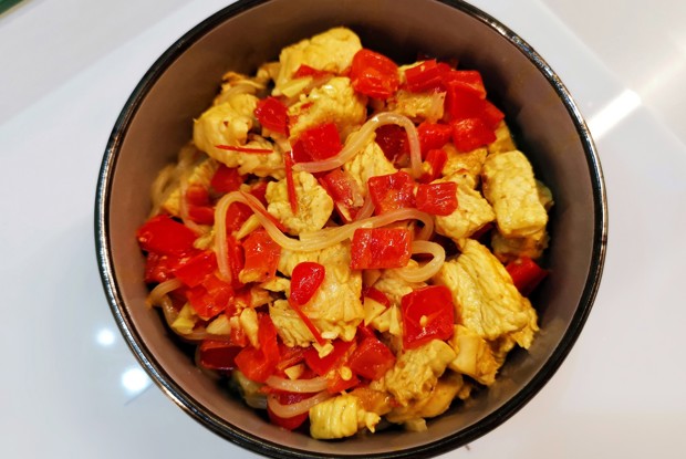 Лапша ширатаки с индейкой