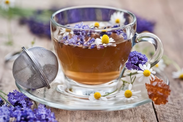 Лавандово-ромашковый чай