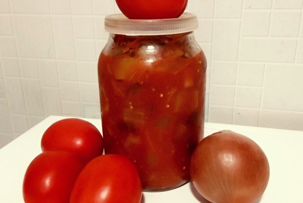 Лечо с баклажанами